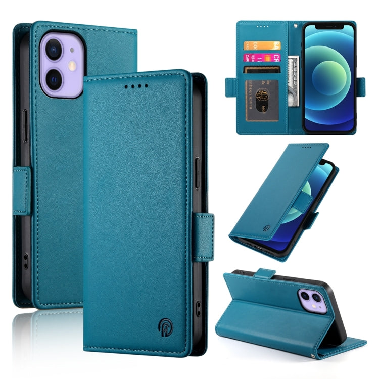 Side Buckle Magnetic Frosted Leather Phone Case, For iPhone 12 mini, For iPhone 11 Pro Max, For iPhone 11, For iPhone 11 Pro, For iPhone X / XS, For iPhone XR