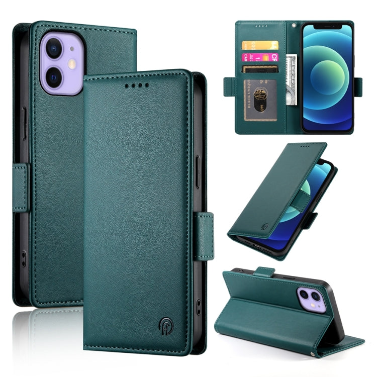 Side Buckle Magnetic Frosted Leather Phone Case, For iPhone 12 mini, For iPhone 11 Pro Max, For iPhone 11, For iPhone 11 Pro, For iPhone X / XS, For iPhone XR