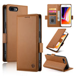 Side Buckle Magnetic Frosted Leather Phone Case, For iPhone XS Max, For iPhone 8 Plus / 7 Plus