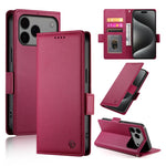 Side Buckle Magnetic Frosted Leather Phone Case, For iPhone 17e / 16e, For iPhone 17 Pro Max, For iPhone 17 Pro, For iPhone 17, For iPhone Air, For iPhone 16 Pro Max