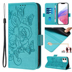 Embossed Rose RFID Anti-theft Leather Phone Case, For iPhone 11 Pro Max, For iPhone 11, For iPhone 11 Pro, For iPhone XS / X, For iPhone XR, For iPhone XS Max, For iPhone 8 Plus / 7 Plus