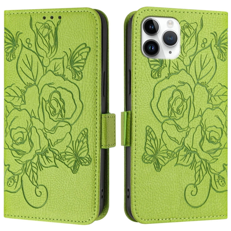 Embossed Rose RFID Anti-theft Leather Phone Case, For iPhone 11 Pro Max, For iPhone 11, For iPhone 11 Pro, For iPhone XS / X, For iPhone XR, For iPhone XS Max, For iPhone 8 Plus / 7 Plus