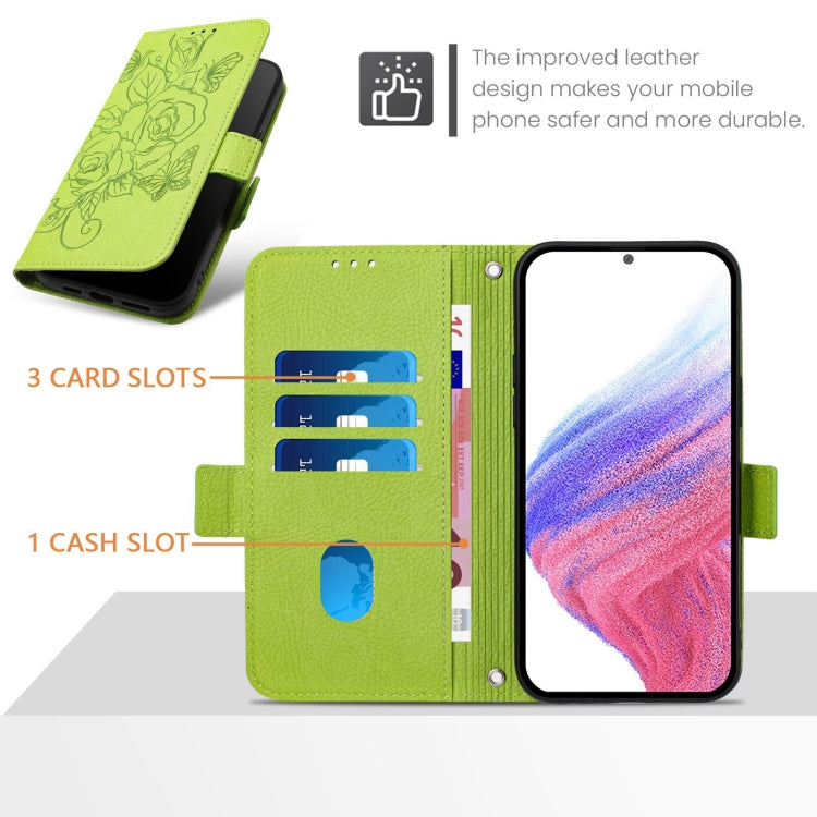 Embossed Rose RFID Anti-theft Leather Phone Case, For iPhone 11 Pro Max, For iPhone 11, For iPhone 11 Pro, For iPhone XS / X, For iPhone XR, For iPhone XS Max, For iPhone 8 Plus / 7 Plus