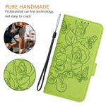 Embossed Rose RFID Anti-theft Leather Phone Case, For iPhone 11 Pro Max, For iPhone 11, For iPhone 11 Pro, For iPhone XS / X, For iPhone XR, For iPhone XS Max, For iPhone 8 Plus / 7 Plus