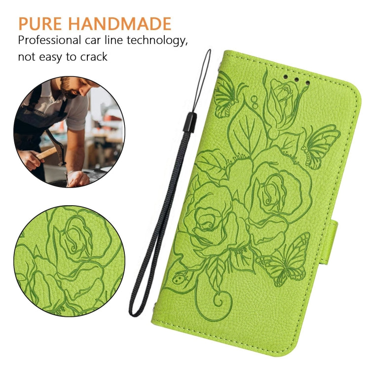 Embossed Rose RFID Anti-theft Leather Phone Case, For iPhone 11 Pro Max, For iPhone 11, For iPhone 11 Pro, For iPhone XS / X, For iPhone XR, For iPhone XS Max, For iPhone 8 Plus / 7 Plus