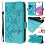 Embossed Rose RFID Anti-theft Leather Phone Case, For iPhone 11 Pro Max, For iPhone 11, For iPhone 11 Pro, For iPhone XS / X, For iPhone XR, For iPhone XS Max, For iPhone 8 Plus / 7 Plus