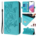 Embossed Rose RFID Anti-theft Leather Phone Case, For iPhone 11 Pro Max, For iPhone 11, For iPhone 11 Pro, For iPhone XS / X, For iPhone XR, For iPhone XS Max, For iPhone 8 Plus / 7 Plus