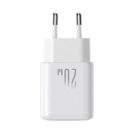 JOYROOM JR-TCF20 PD20W Type-C Port Charger Kit with Type-C to 8 Pin Cable, EU Plug +  Type-C to 8 Pin Cable