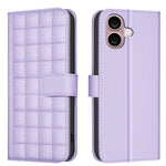 Square Texture Leather Phone Case, For iPhone 18 Pro Max/17 Pro Max, For iPhone 17e / 16e, For iPhone 16 Pro Max, For iPhone 16 Pro, For iPhone 16 Plus, For iPhone 16, For iPhone 15 Pro Max, For iPhone 15 Pro