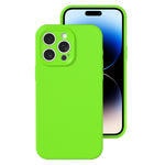 Precise Hole Liquid Silicone Jelly Color Full Coverage Phone Case, For iPhone 14 Pro