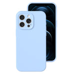 Precise Hole Liquid Silicone Jelly Color Full Coverage Phone Case, For iPhone 12 Pro Max