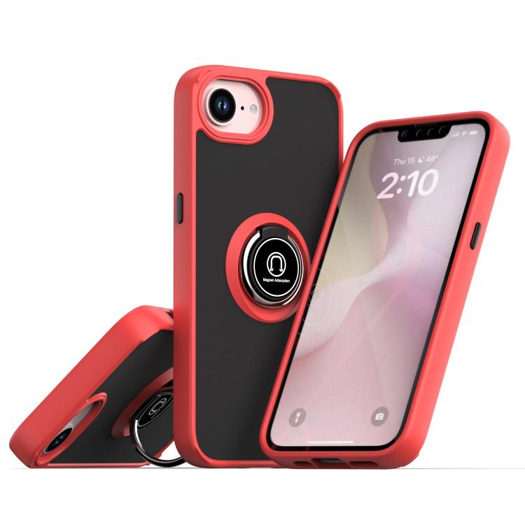 Q Shadow 1 Series TPU + PC Phone Case with Ring, For iPhone 17e / 16e, For iPhone 17 Pro Max, For iPhone 17 Pro, For iPhone 17, For iPhone Air, For iPhone 16 Pro Max
