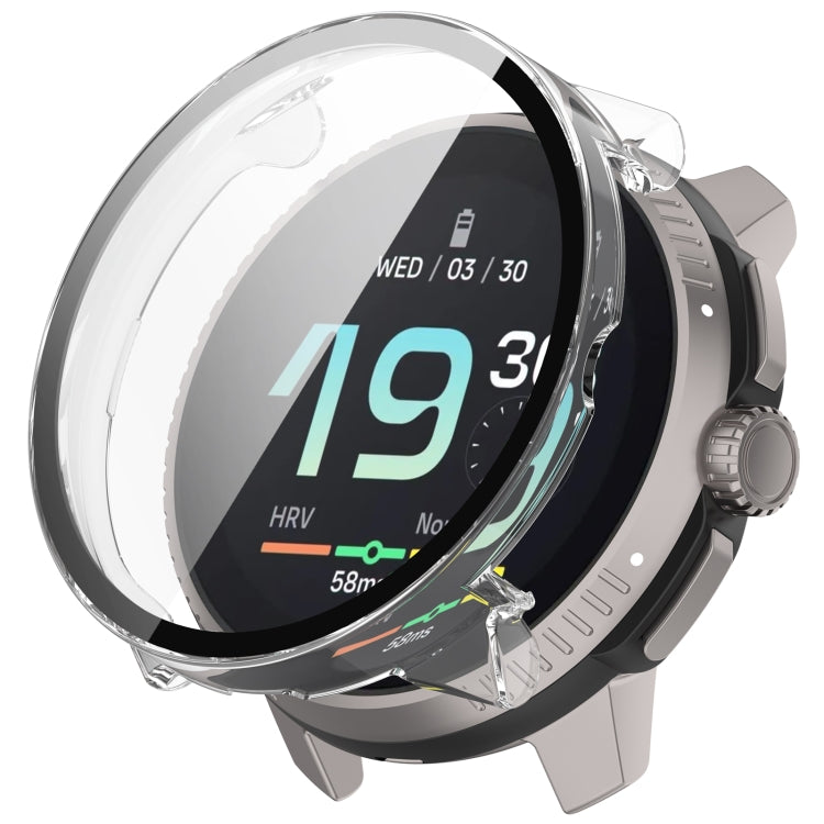 PC + Tempered Glass Film Integrated Watch Protective Case, For Suunto Race S