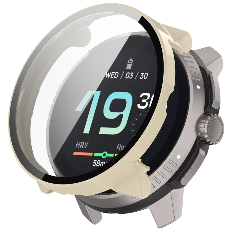 PC + Tempered Glass Film Integrated Watch Protective Case, For Suunto Race S