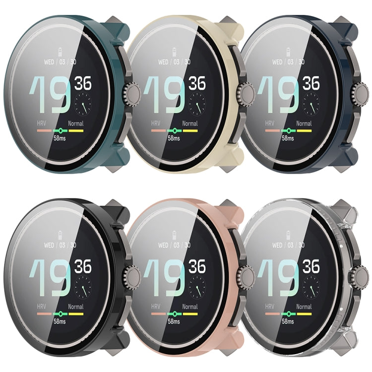 PC + Tempered Glass Film Integrated Watch Protective Case, For Suunto Race S