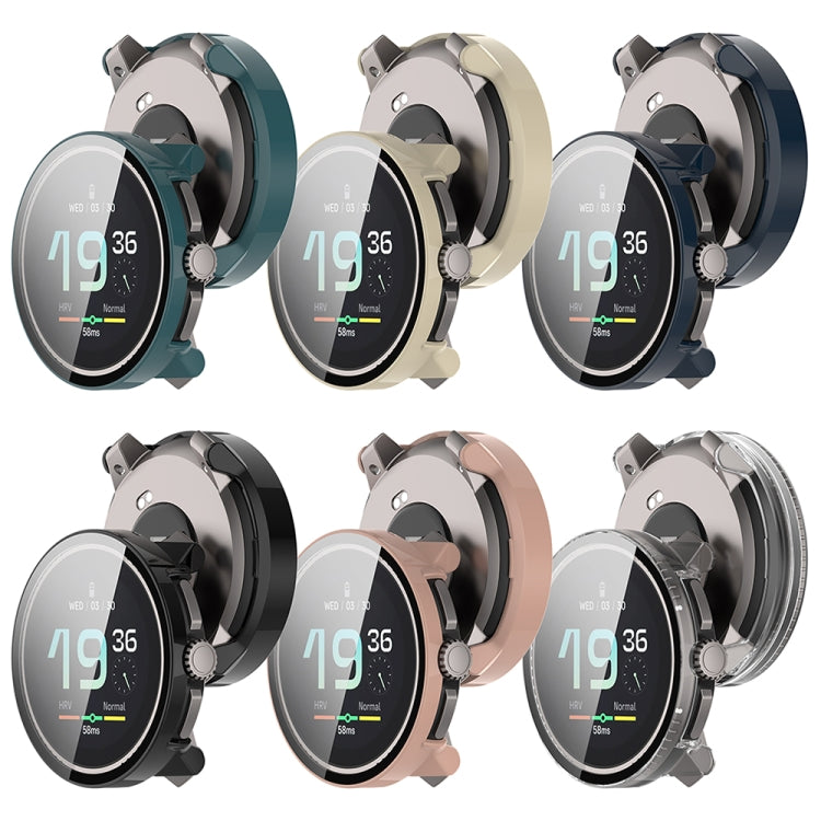 PC + Tempered Glass Film Integrated Watch Protective Case, For Suunto Race S