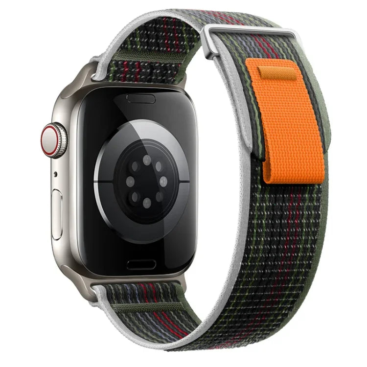 Dual-Section Loop Nylon Watch Band, For Apple Watch SE 2023 44mm, For Apple Watch SE 2023 40mm