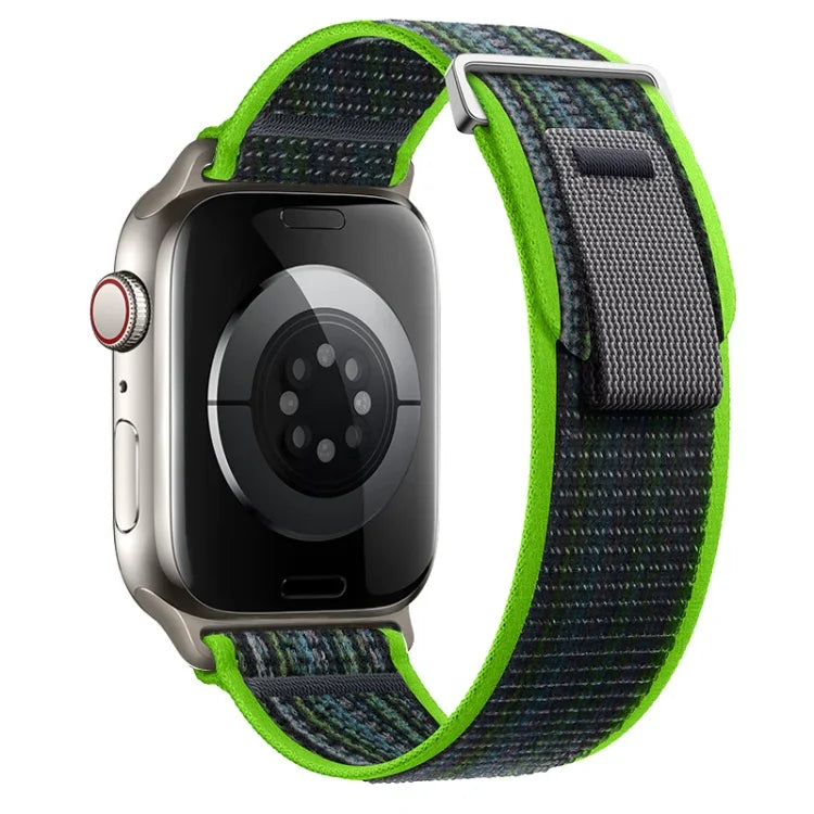Dual-Section Loop Nylon Watch Band, For Apple Watch SE 2023 44mm, For Apple Watch SE 2023 40mm