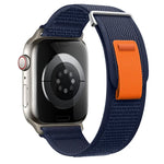 Dual-Section Loop Nylon Watch Band, For Apple Watch SE 2023 44mm, For Apple Watch SE 2023 40mm