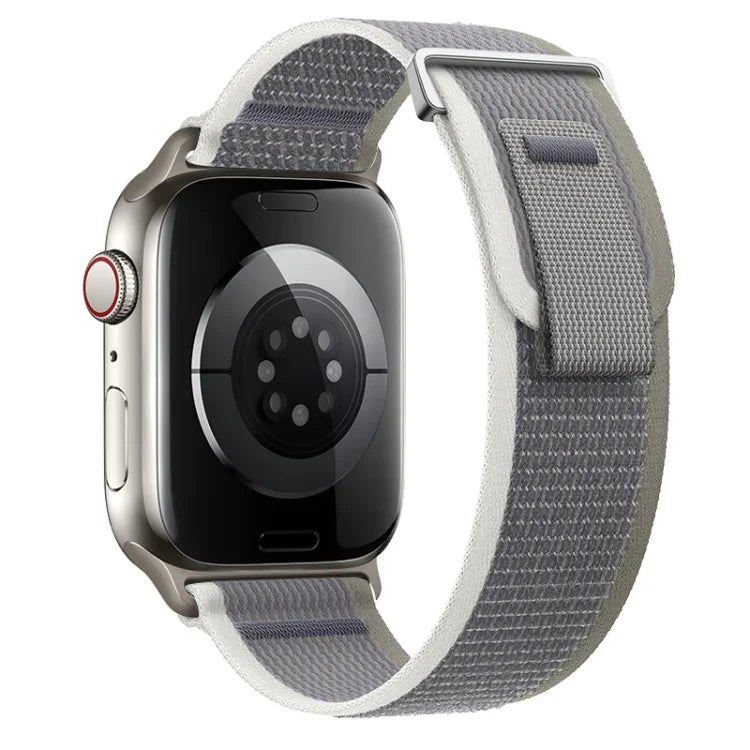 Dual-Section Loop Nylon Watch Band, For Apple Watch SE 2023 44mm, For Apple Watch SE 2023 40mm