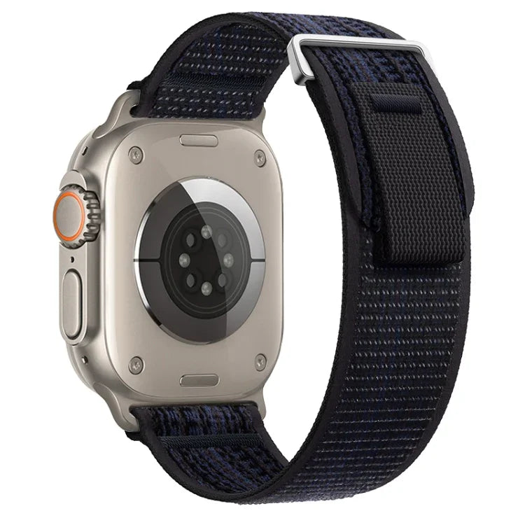 Dual-Section Loop Nylon Watch Band, For Apple Watch Ultra 2 49mm, For Apple Watch Series 9 45mm