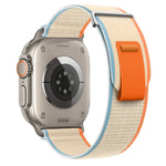 Dual-Section Loop Nylon Watch Band, For Apple Watch Ultra 2 49mm, For Apple Watch Series 9 45mm