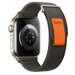 Dual-Section Loop Nylon Watch Band, For Apple Watch Ultra 2 49mm, For Apple Watch Series 9 45mm