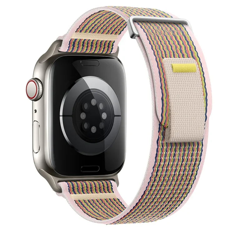 Dual-Section Loop Nylon Watch Band, For Apple Watch Ultra 2 49mm, For Apple Watch Series 9 45mm