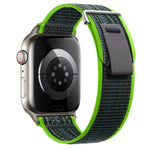 Dual-Section Loop Nylon Watch Band, For Apple Watch Series 8 41mm, For Apple Watch Series 8 45mm