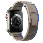 Dual-Section Loop Nylon Watch Band, For Apple Watch Series 8 41mm, For Apple Watch Series 8 45mm