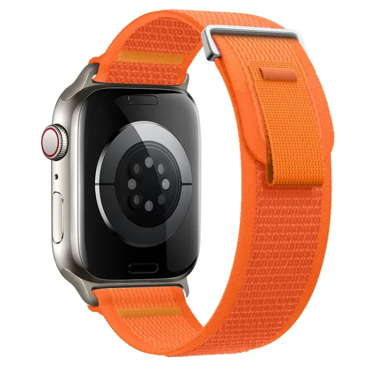 Dual-Section Loop Nylon Watch Band, For Apple Watch Series 8 41mm, For Apple Watch Series 8 45mm