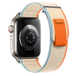 Dual-Section Loop Nylon Watch Band, For Apple Watch SE 2022 40mm, For Apple Watch SE 2022 44mm