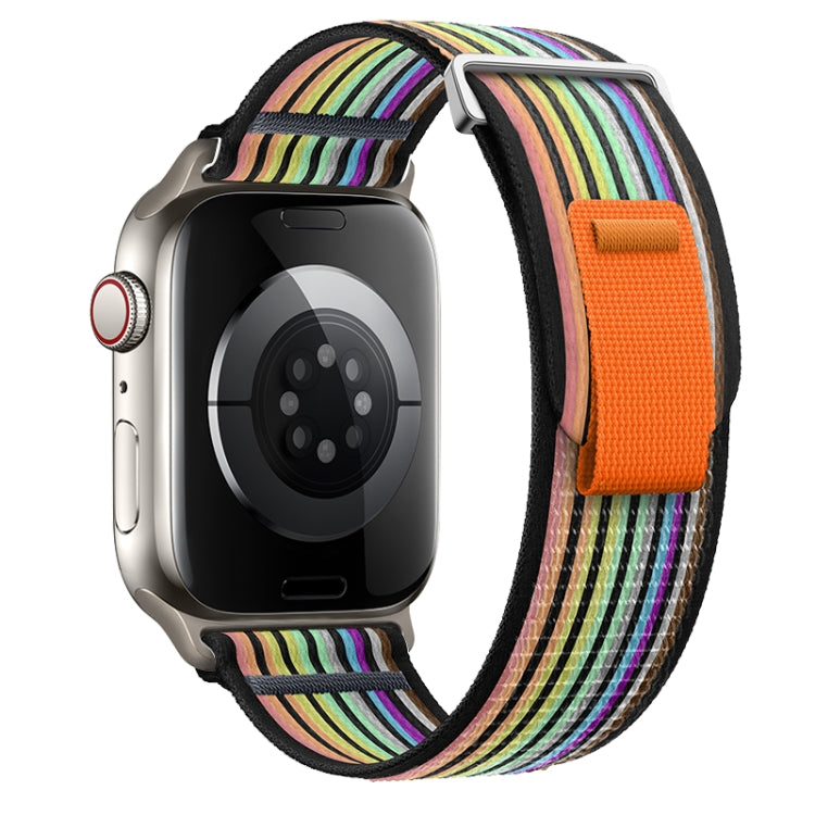 Dual-Section Loop Nylon Watch Band, For Apple Watch SE 2022 40mm, For Apple Watch SE 2022 44mm