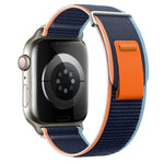 Dual-Section Loop Nylon Watch Band, For Apple Watch SE 2022 40mm, For Apple Watch SE 2022 44mm