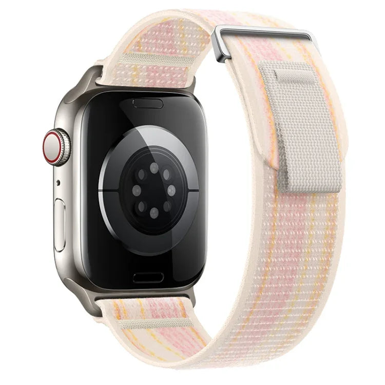 Dual-Section Loop Nylon Watch Band, For Apple Watch Series 7 41mm, For Apple Watch Series 7 45mm