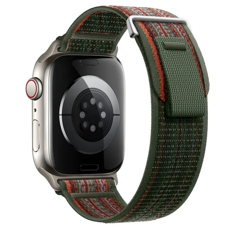 Dual-Section Loop Nylon Watch Band, For Apple Watch SE 40mm, For Apple Watch SE 44mm