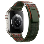 Dual-Section Loop Nylon Watch Band, For Apple Watch SE 40mm, For Apple Watch SE 44mm