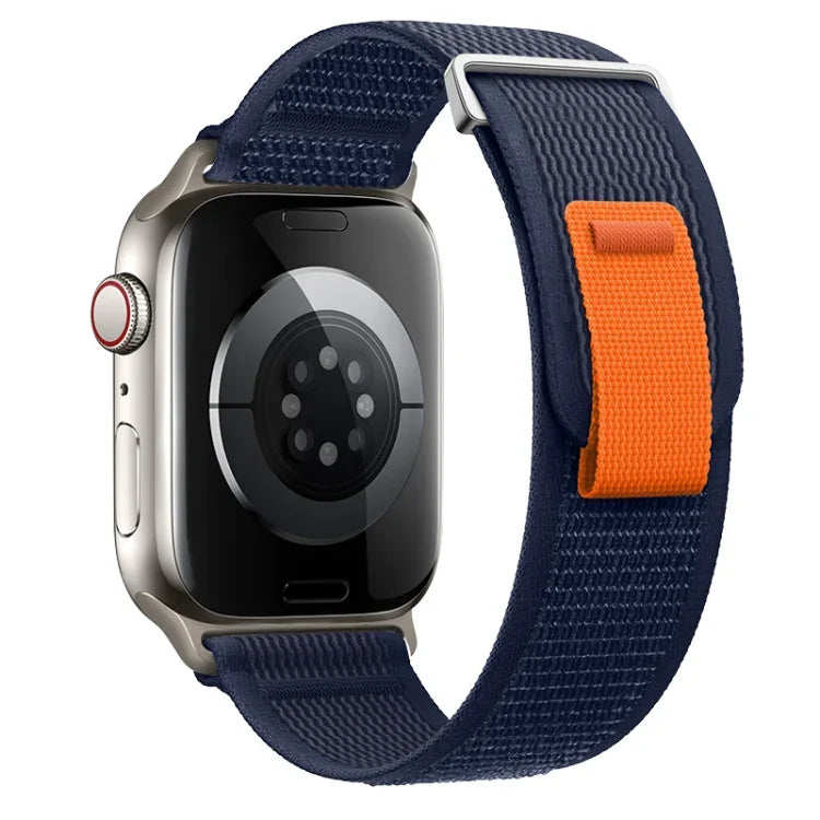 Dual-Section Loop Nylon Watch Band, For Apple Watch Series 6 40mm, For Apple Watch Series 6 44mm