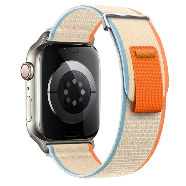 Dual-Section Loop Nylon Watch Band, For Apple Watch Series 3 38mm, For Apple Watch Series 3 42mm