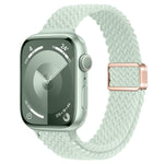 Slim Magnetic Buckle Nylon Braided Watch Band, For Apple Watch Series 9 41mm, For Apple Watch Ultra 49mm