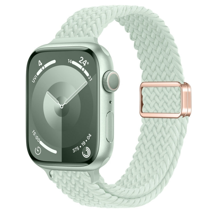 Slim Magnetic Buckle Nylon Braided Watch Band, For Apple Watch Series 9 41mm, For Apple Watch Ultra 49mm