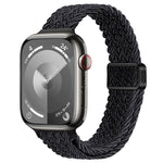 Slim Magnetic Buckle Nylon Braided Watch Band, For Apple Watch Series 9 41mm, For Apple Watch Ultra 49mm