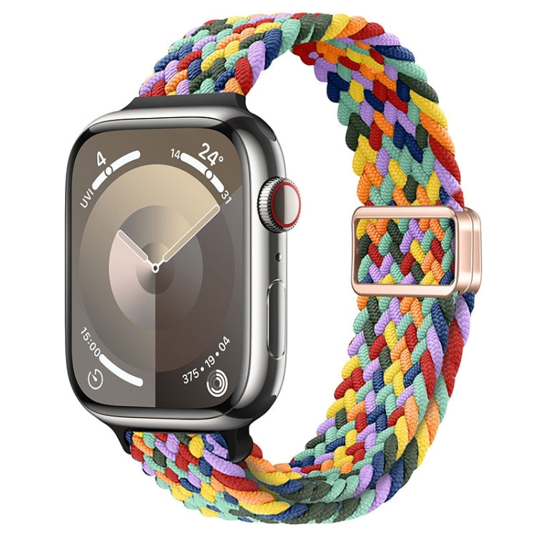 Slim Magnetic Buckle Nylon Braided Watch Band, For Apple Watch Series 3 38mm, For Apple Watch Series 3 42mm
