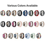 Slim Magnetic Buckle Nylon Braided Watch Band, For Apple Watch Series 9 41mm, For Apple Watch Ultra 49mm