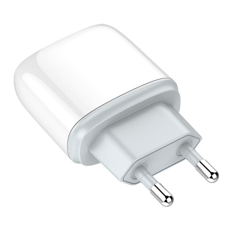 LDNIO Q229 QC3.0 / PD20W USB + Type-C Fast Charger with 1m USB to 8 Pin Cable, EU Plug, UK Plug, US Plug