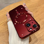 Electroplating MagSafe Phone Case, For iPhone 16, For iPhone 15 Pro Max, For iPhone 15 Pro, For iPhone 15 Plus