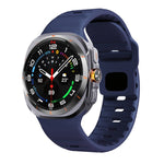 Wave Texture Reverse Buckle Silicone Watch Band, For Samsung Galaxy Watch Ultra 47mm / Ultra 2025