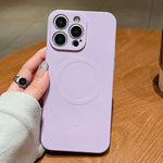 Solid Color Liquid Silicone MagSafe Magnetic Phone Case, For iPhone 12 Pro Max, For iPhone 12 Pro, For iPhone 11 Pro Max