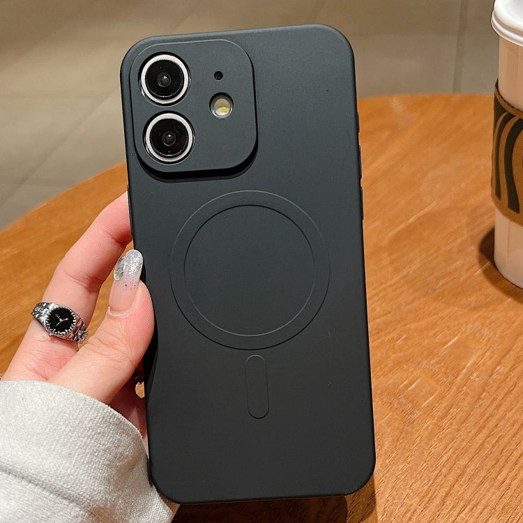 Solid Color Liquid Silicone MagSafe Magnetic Phone Case, For iPhone 11, For iPhone 11 Pro