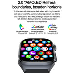 ET585 2.04 inch Nylon Strap IP68 Waterproof Smart Watch, Support ECG / Blood Composition Measurement
